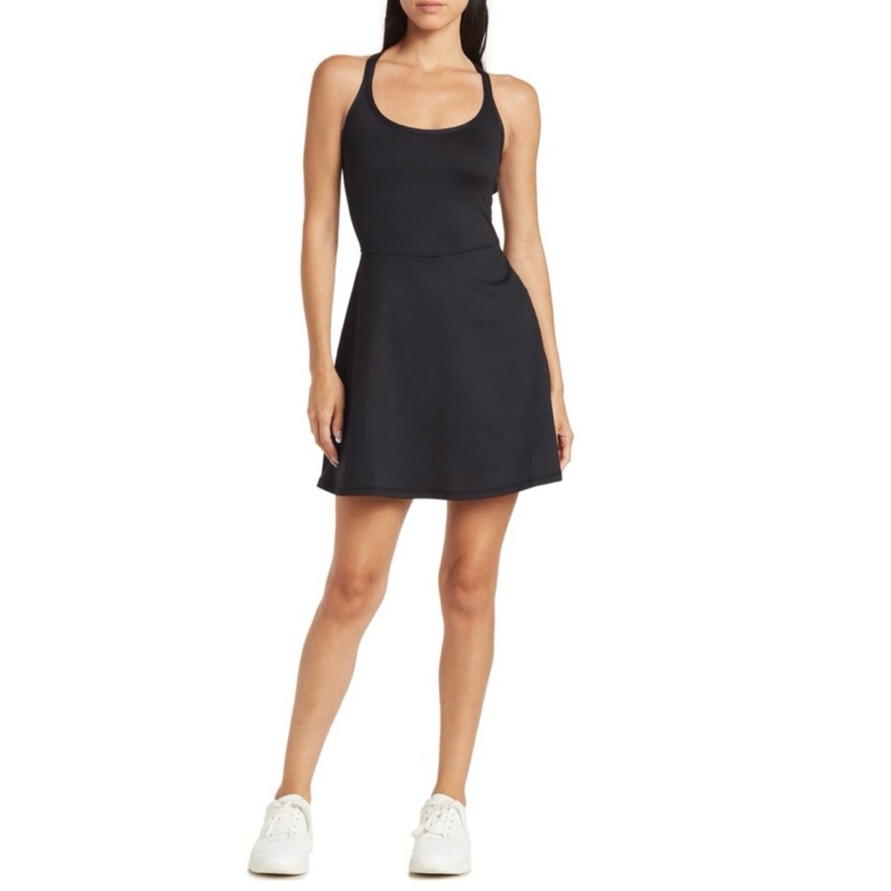 Zella black motion tank dress